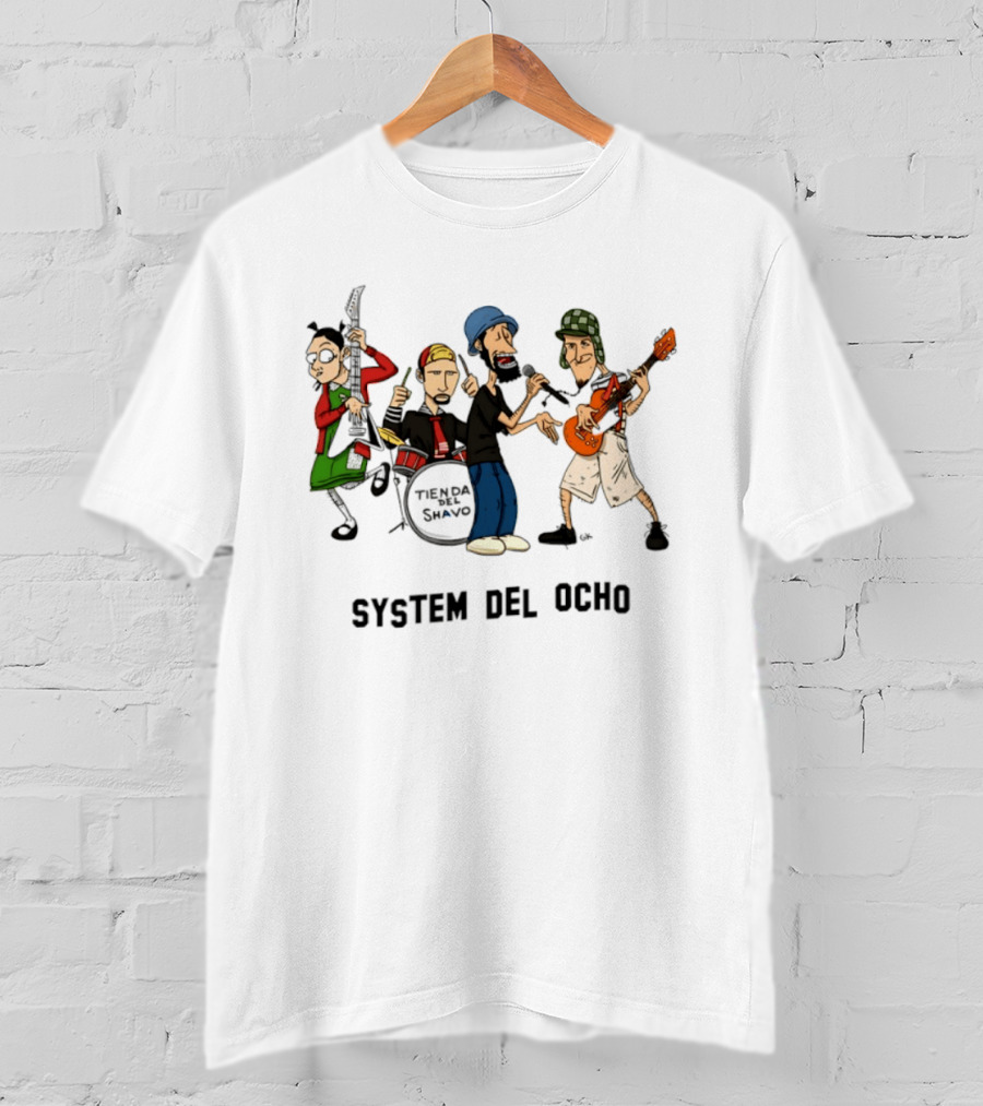 System Of A Down Tienda Shavo System Del Ocho Characters T-Shirt