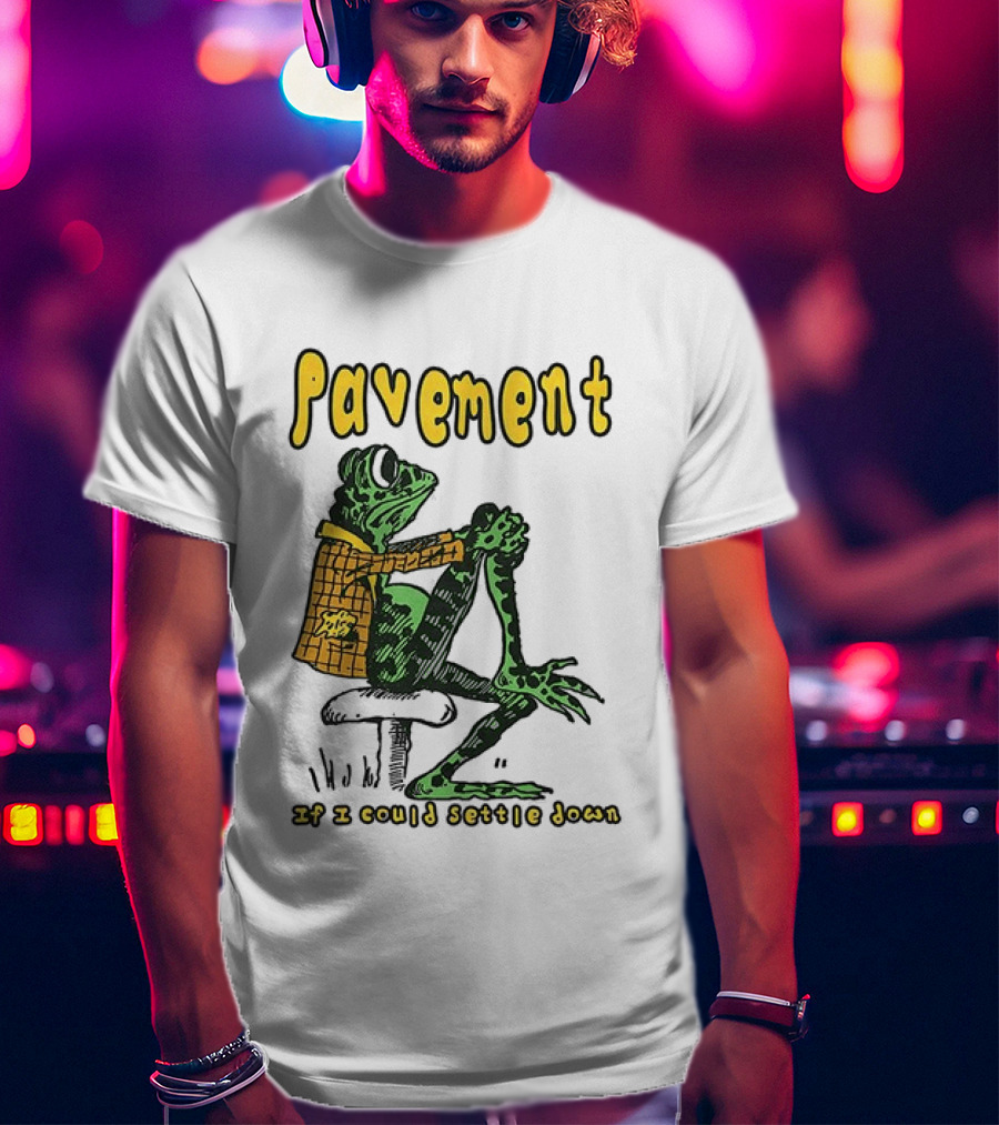 Pavement If I Could Settle Down Frog T-Shirt