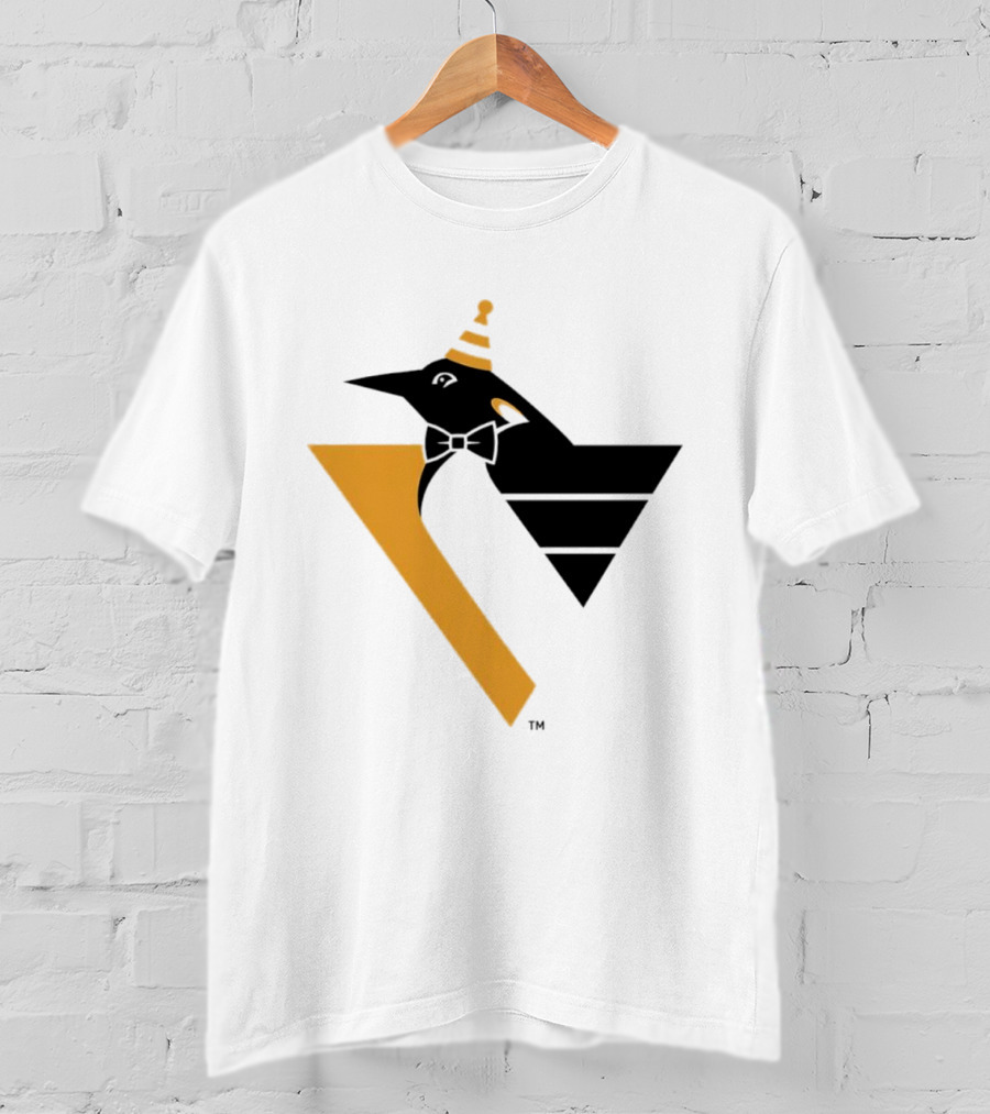 Pittsburgh Penguins Happy Birthday RoboPenguin NHL Party T-Shirt