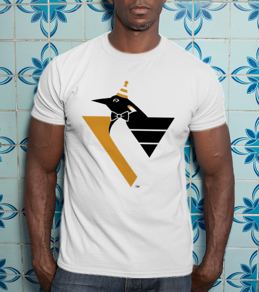Pittsburgh Penguins Happy Birthday RoboPenguin NHL Party T-Shirt