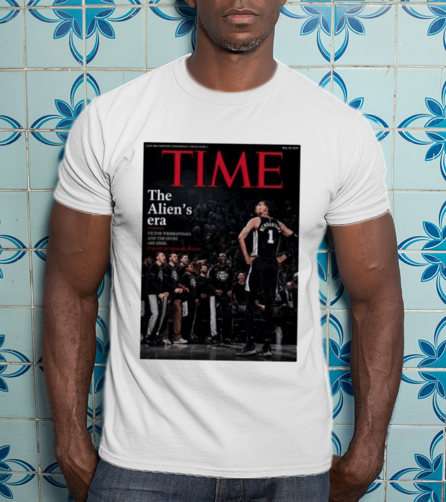 Victor Wembanyama The Alien's Era Time Spurs T-Shirt