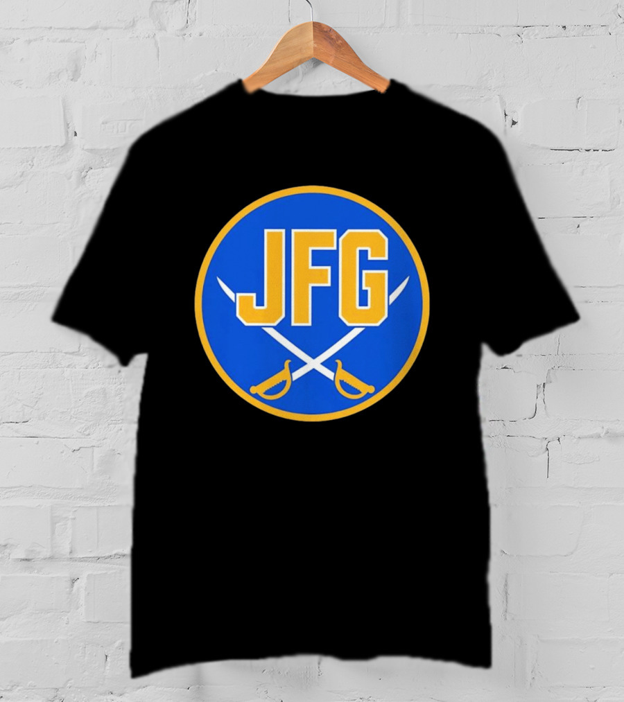 Buffalo Sabres JFG River Hockey Academy Circular Badge Swords T-Shirt