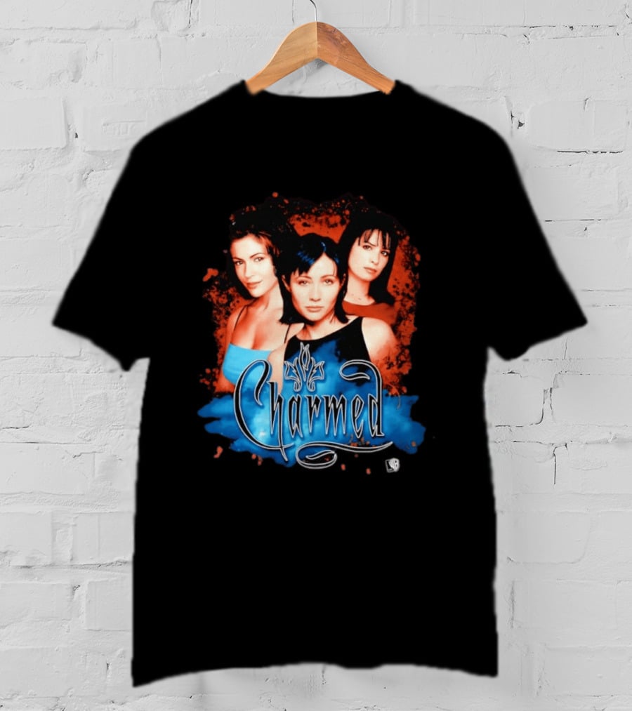 Charmed 1998 Prue Piper Phoebe Iconic Magic Sisters T-Shirt