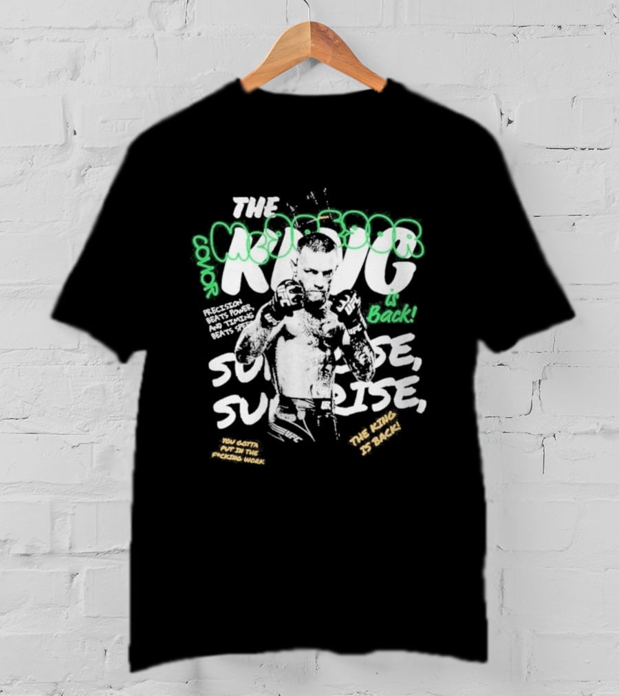 The Notorious Conor McGregor The Champ Sunrise Surprise Boxing Legacy T-Shirt