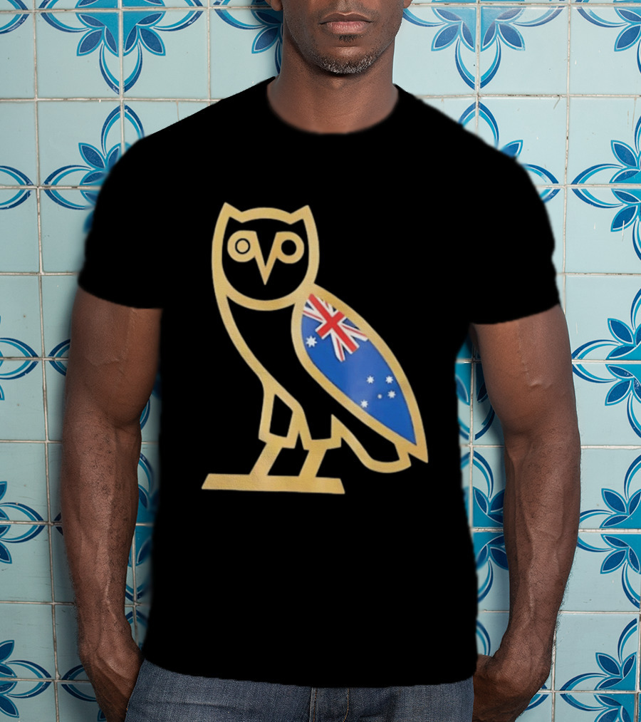 OVO Owl With Australia Flag T-Shirt