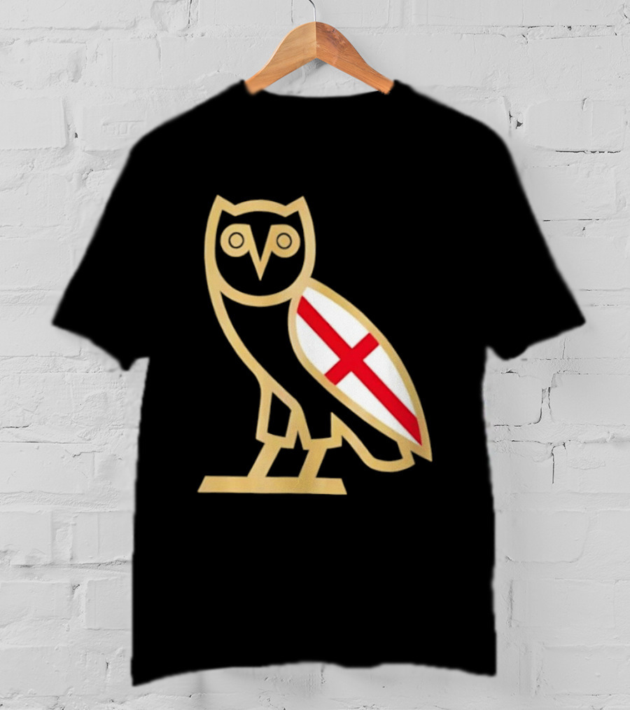 OVO Owl England Flag T-Shirt