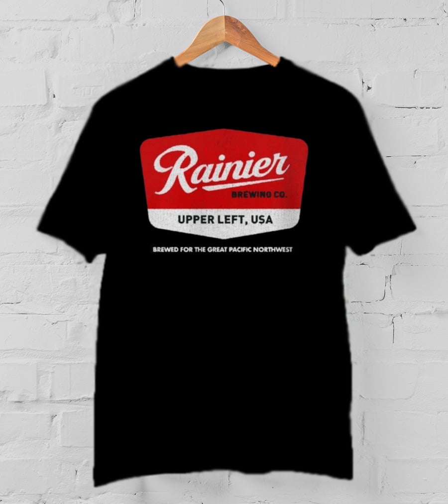 Rainier Brewing Co Upper Left USA Pacific Northwest T-Shirt