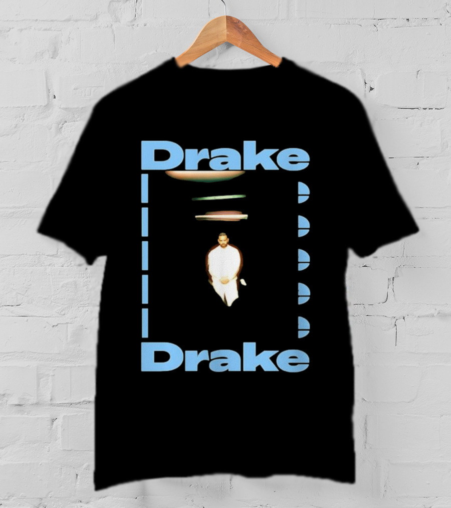 Drake Iceman 2026 Floating Figure Blue T-Shirt