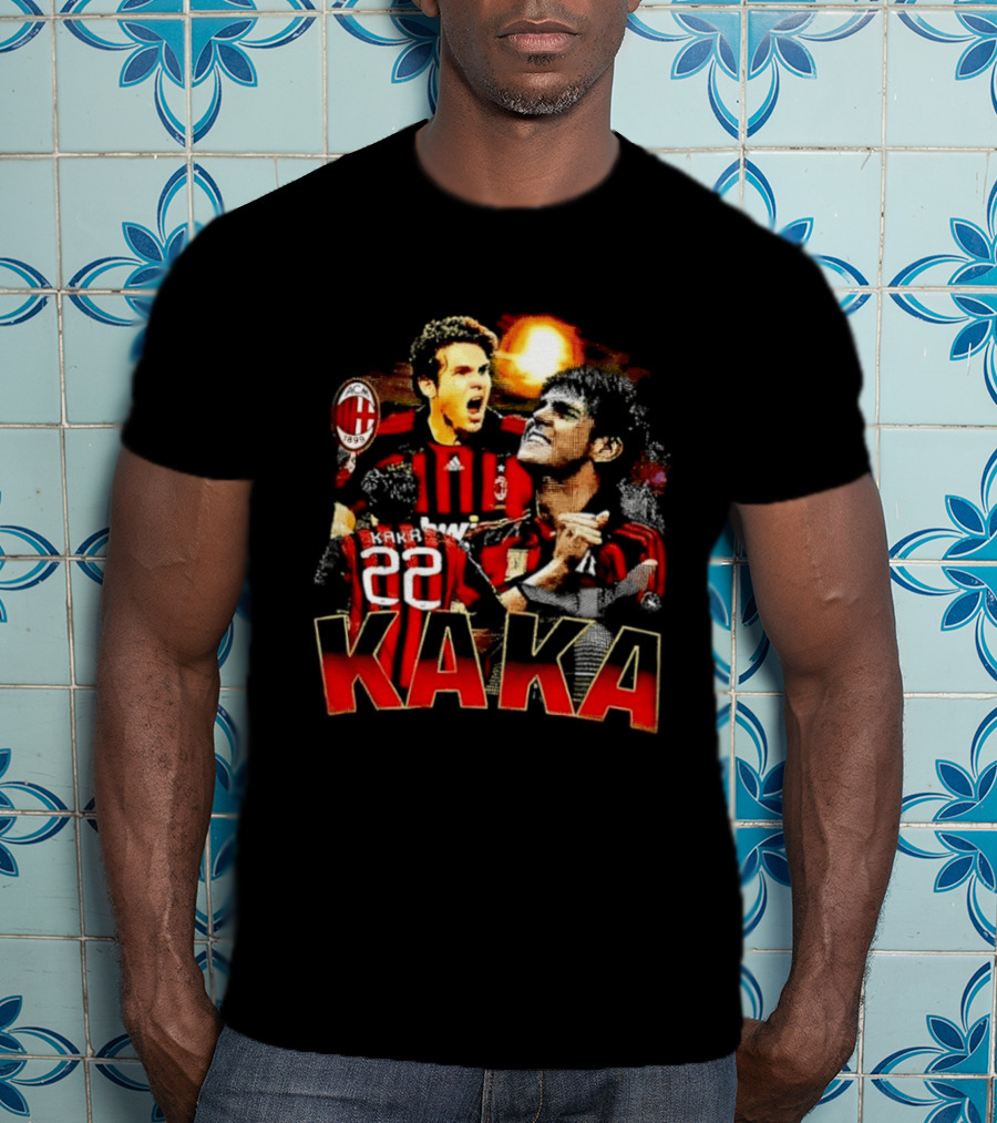Kaká 22 AC Milan Soccer Icon Celebration 1899 T-Shirt
