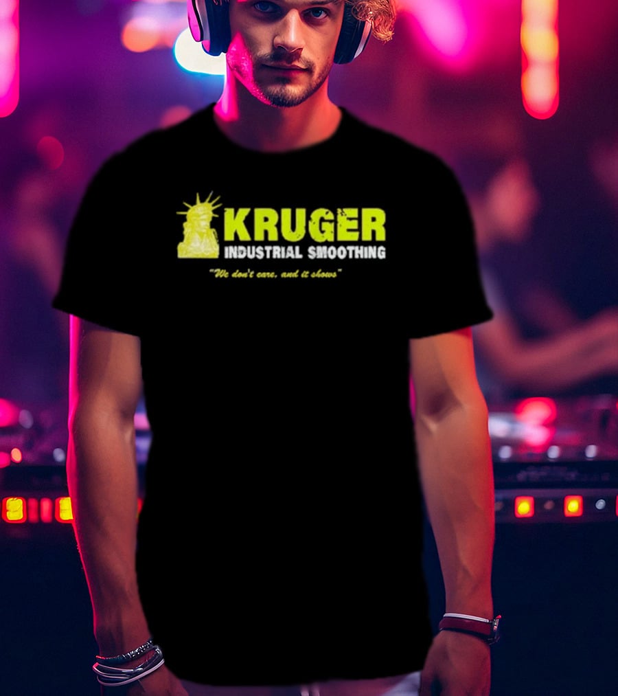 Kruger Industrial Smoothing We Don't Care And It Shows Statue Reference T-Shirt