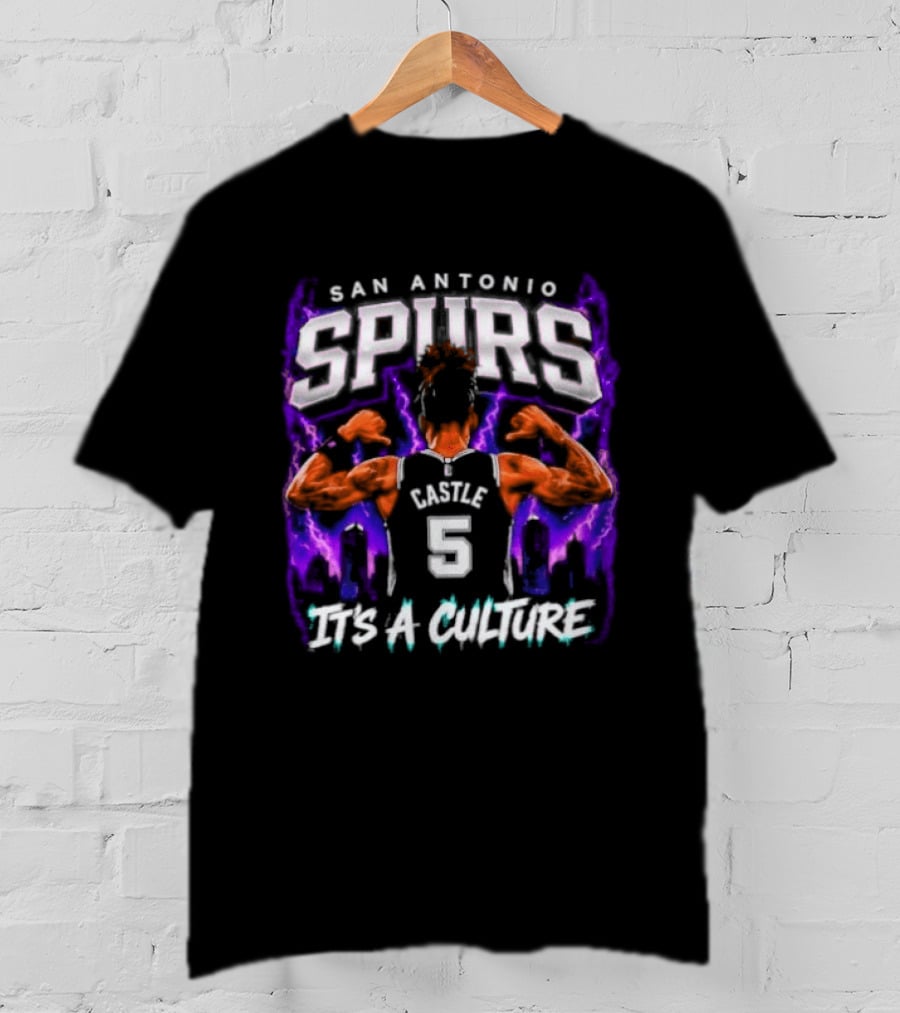 San Antonio Spurs Castle 5 It's A Culture T-Shirt