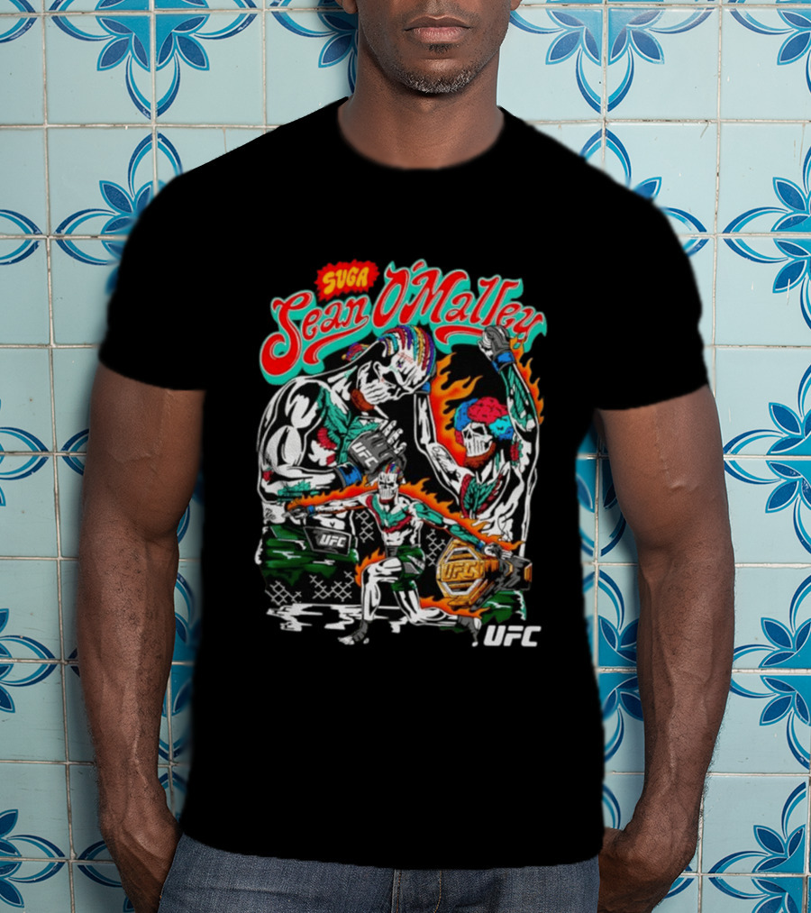 Suga Sean O'Malley UFC Warren Lotas Collaboration T-Shirt