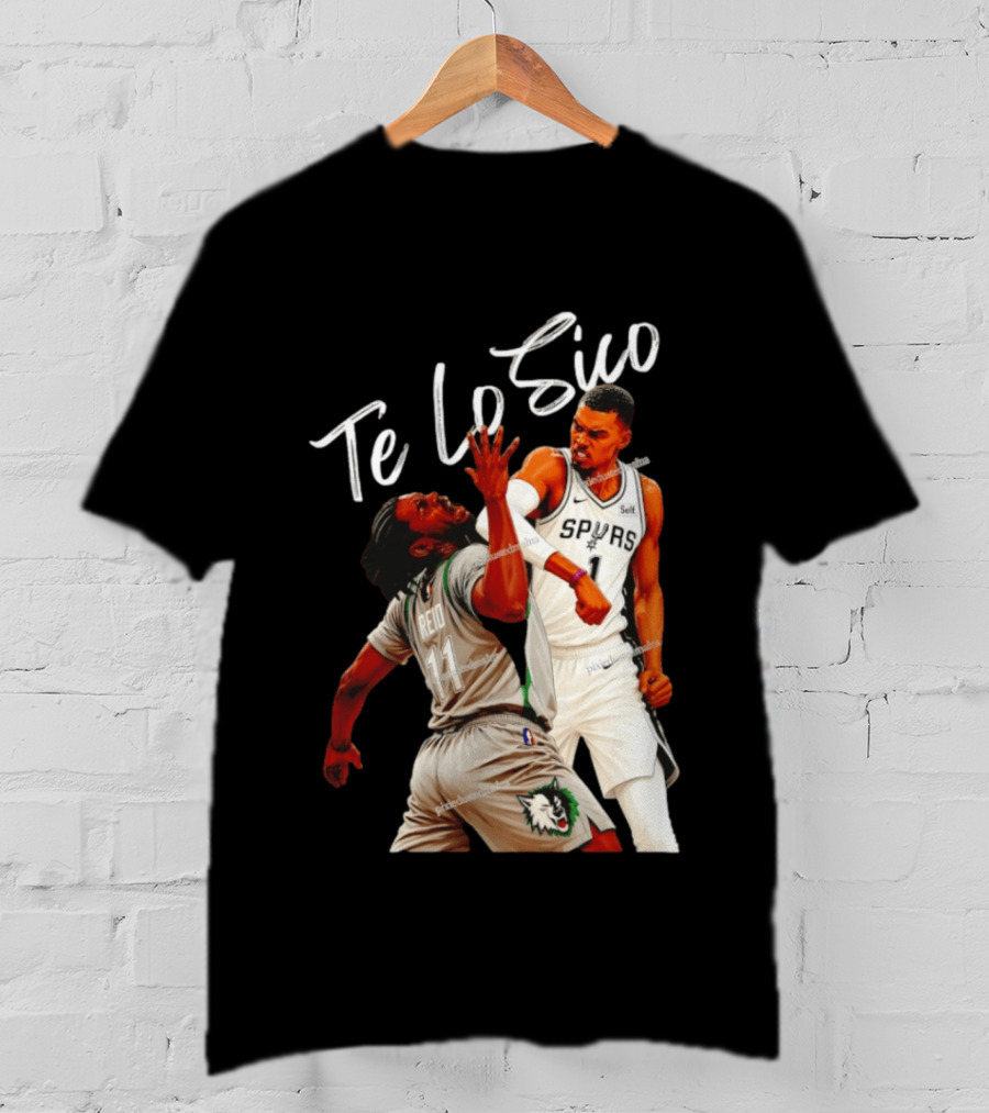 San Antonio Spurs Basketball Te Lo Sico Wemby Elbow Reid T-Shirt