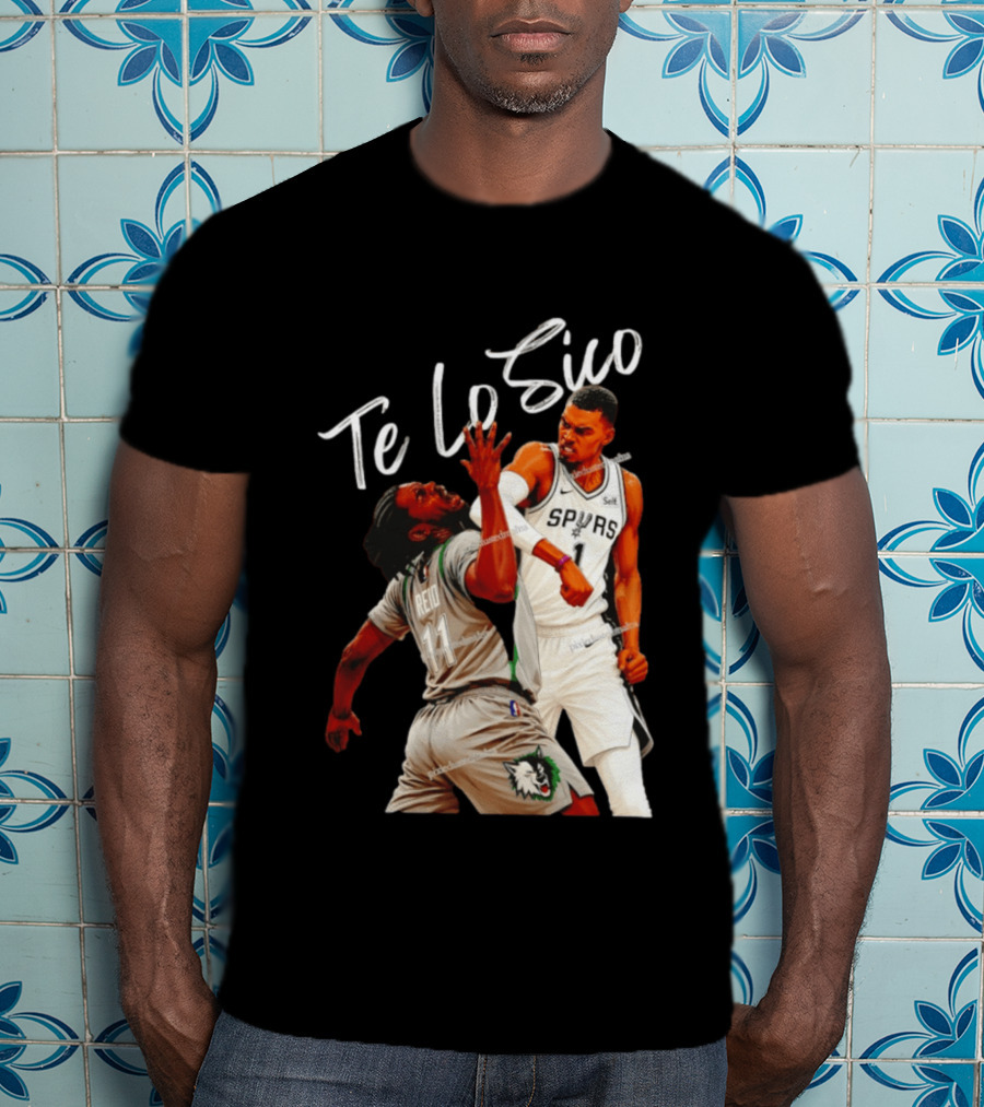 San Antonio Spurs Basketball Te Lo Sico Wemby Elbow Reid T-Shirt