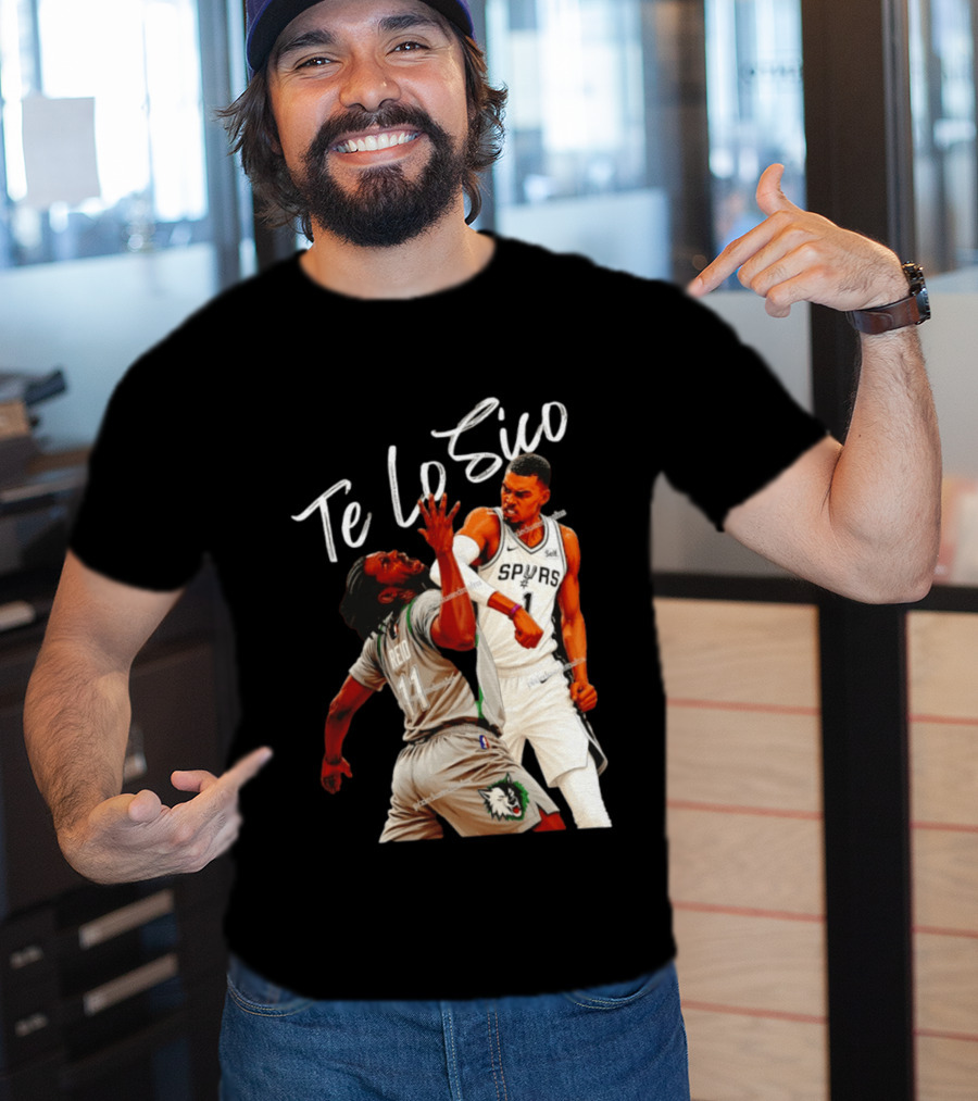 San Antonio Spurs Basketball Te Lo Sico Wemby Elbow Reid T-Shirt