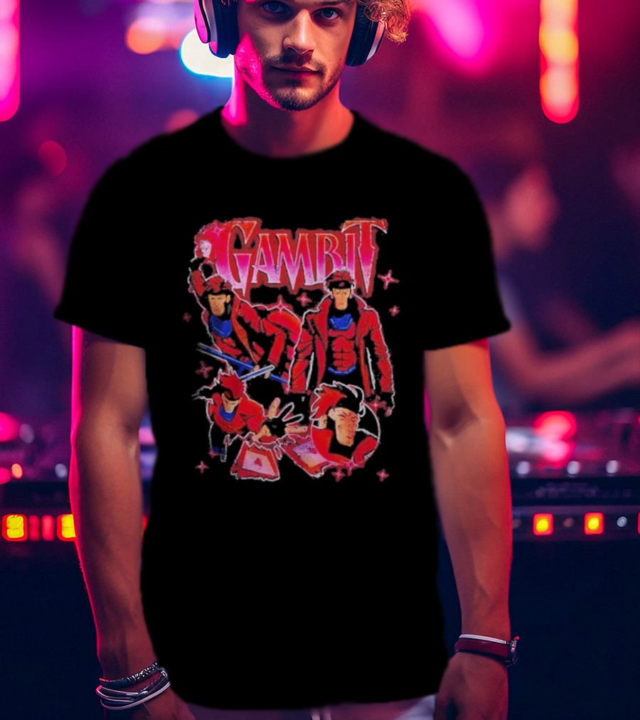 X Men Gambit Marvel Comic T-Shirt