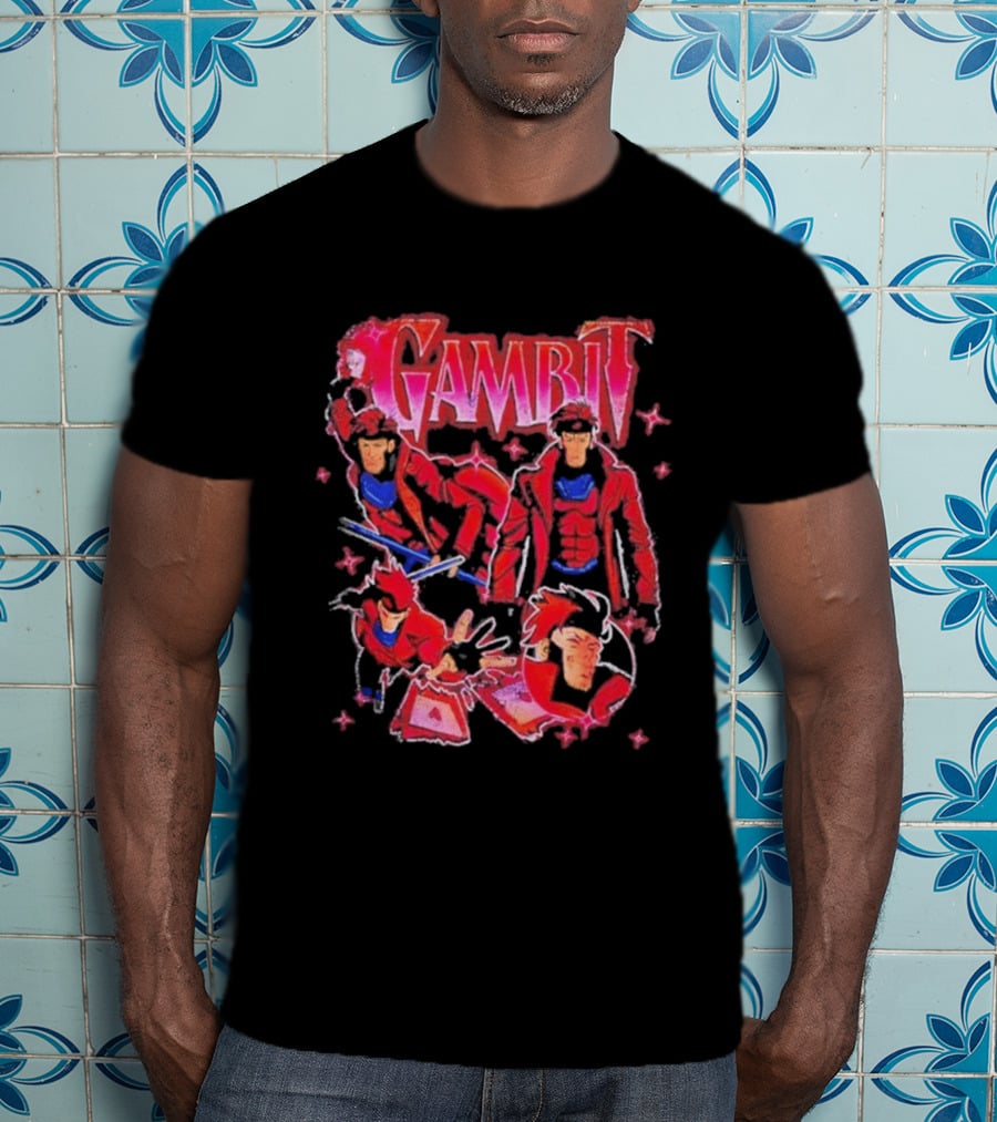 X Men Gambit Marvel Comic T-Shirt