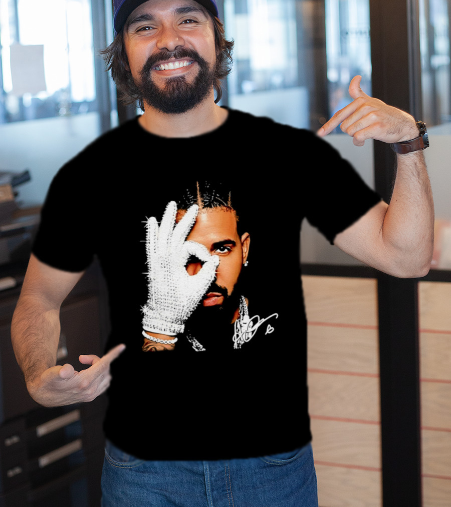 The Iceman Drake Rhinestone Glove T-Shirt