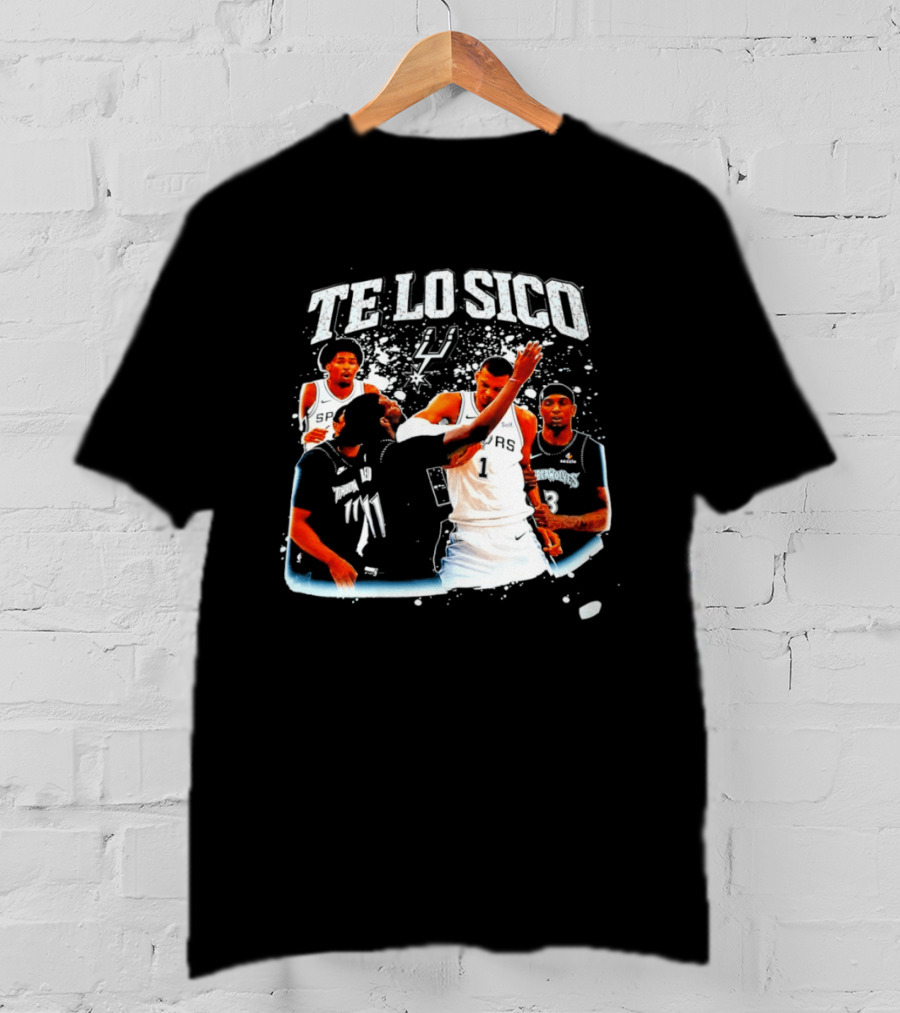 San Antonio Spurs Te Lo Sico Basketball Victor Wembanyama Naz Reid T-Shirt