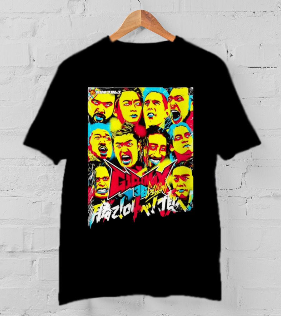 NJPW G1 Climax 36 Multicolor Wrestlers T-Shirt