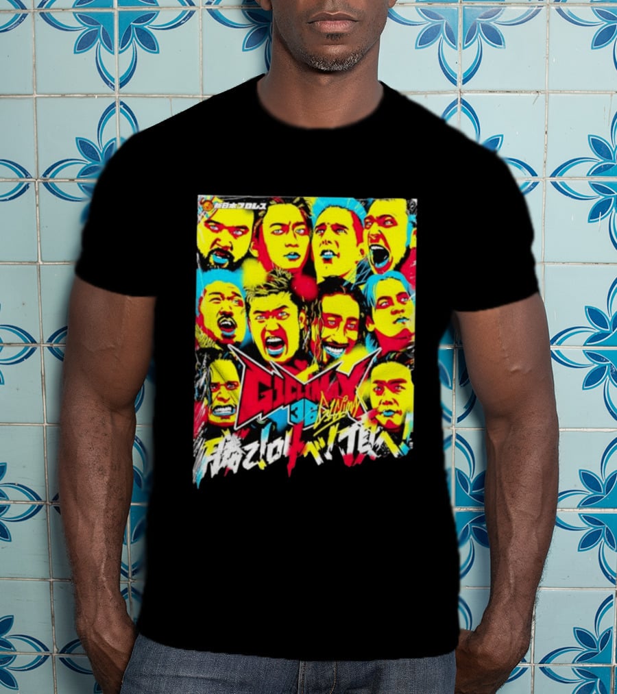 NJPW G1 Climax 36 Multicolor Wrestlers T-Shirt