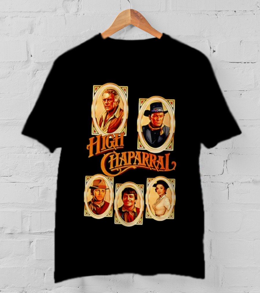 High Chaparral Classic Western Characters Collection T-Shirt