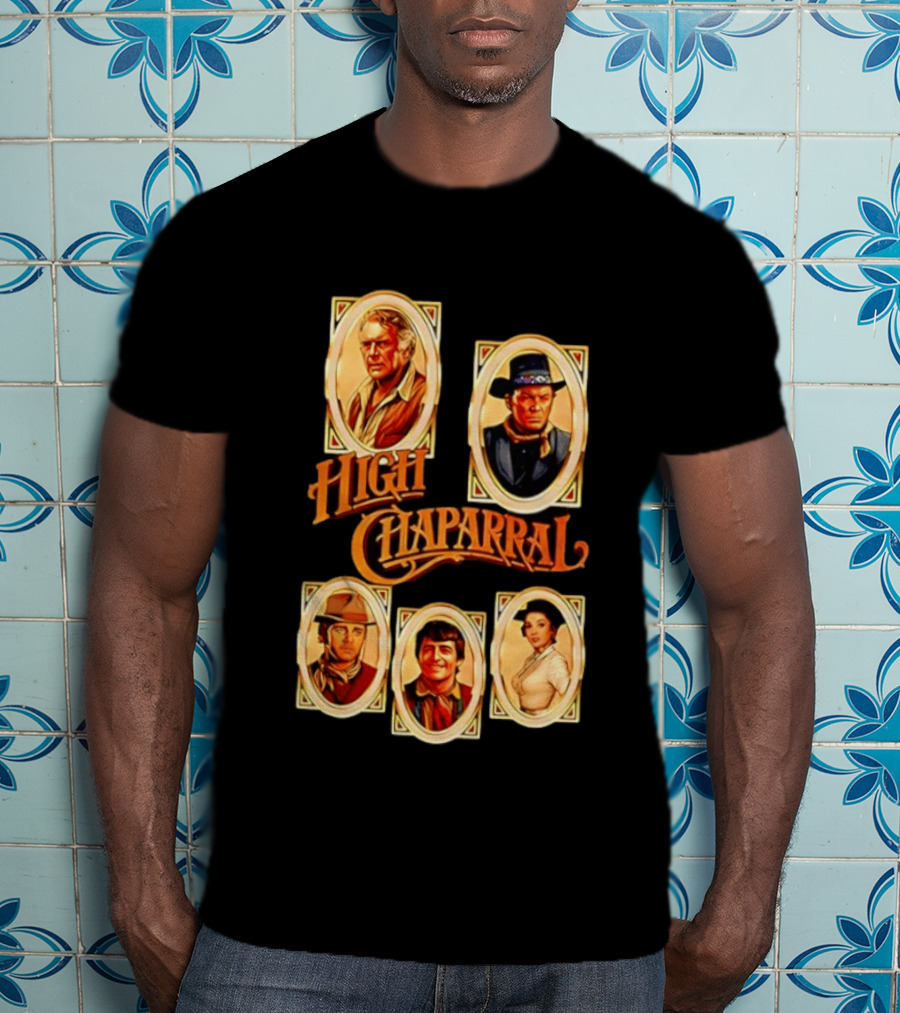 High Chaparral Classic Western Characters Collection T-Shirt