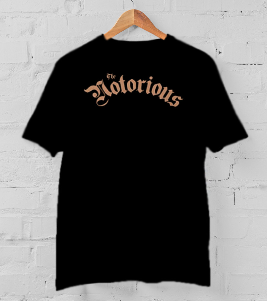 The Notorious Conor McGregor UFC Two Sided Stamp Profile T-Shirt