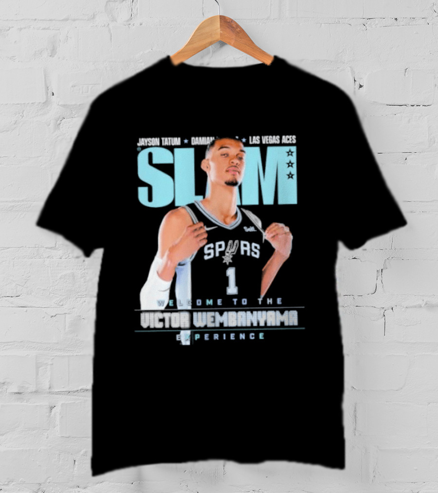 SLAM Victor Wembanyama Spurs Experience Welcome T-Shirt