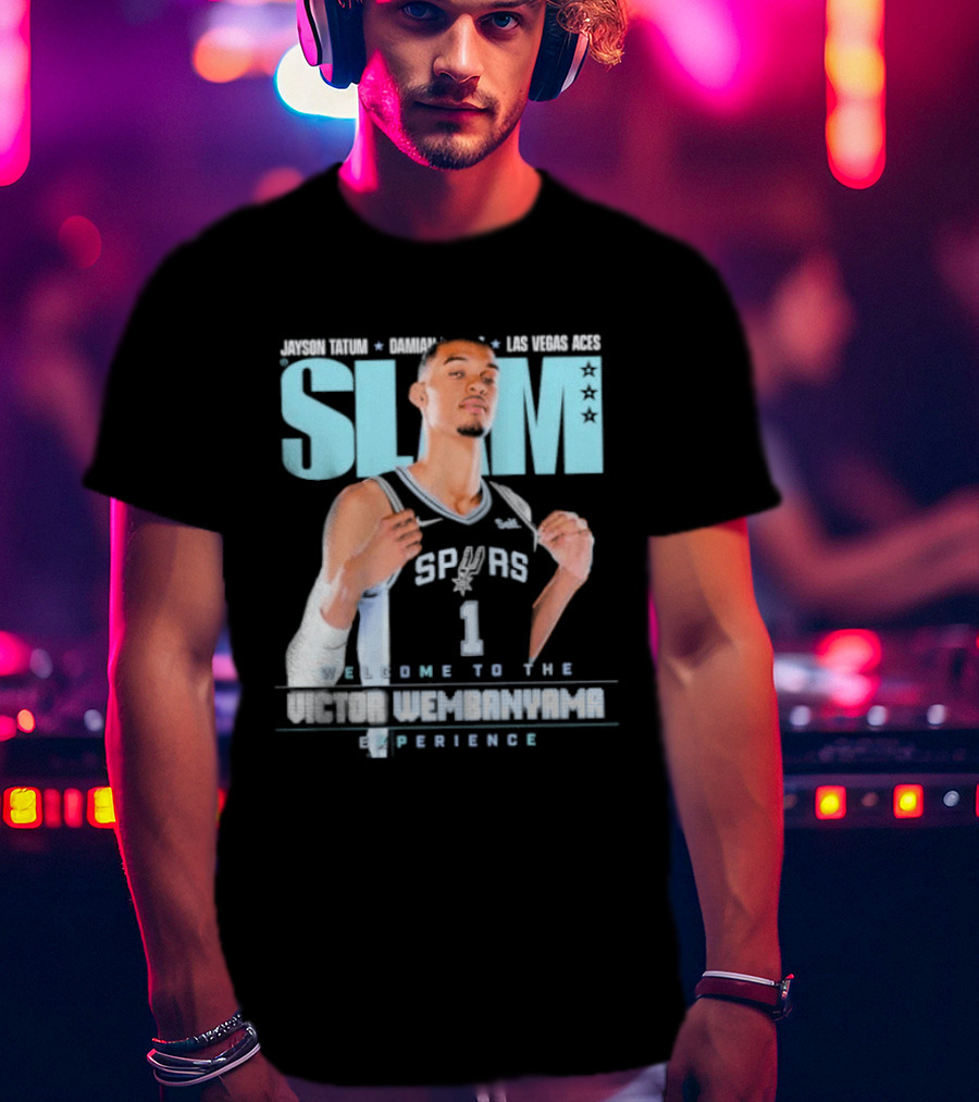 SLAM Victor Wembanyama Spurs Experience Welcome T-Shirt