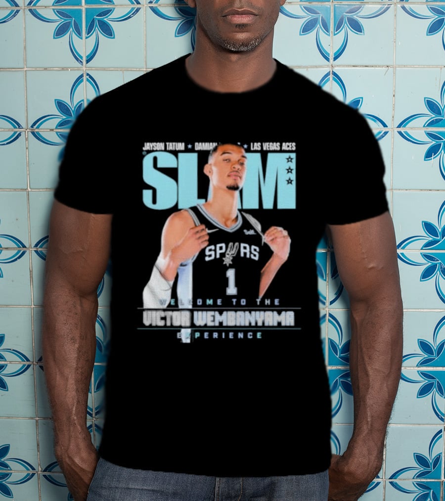 SLAM Victor Wembanyama Spurs Experience Welcome T-Shirt