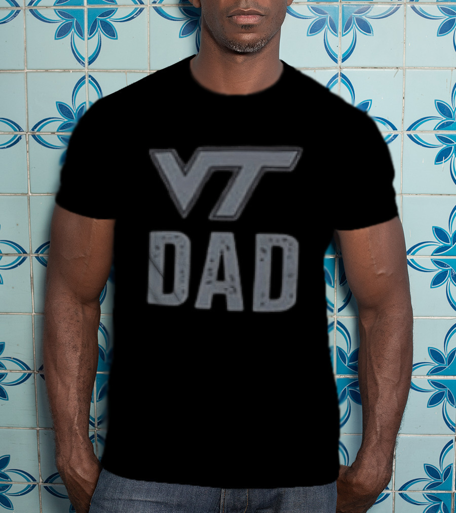 Virginia Tech Hokies VT Dad Father's Day 2026 Two Sided T-Shirt
