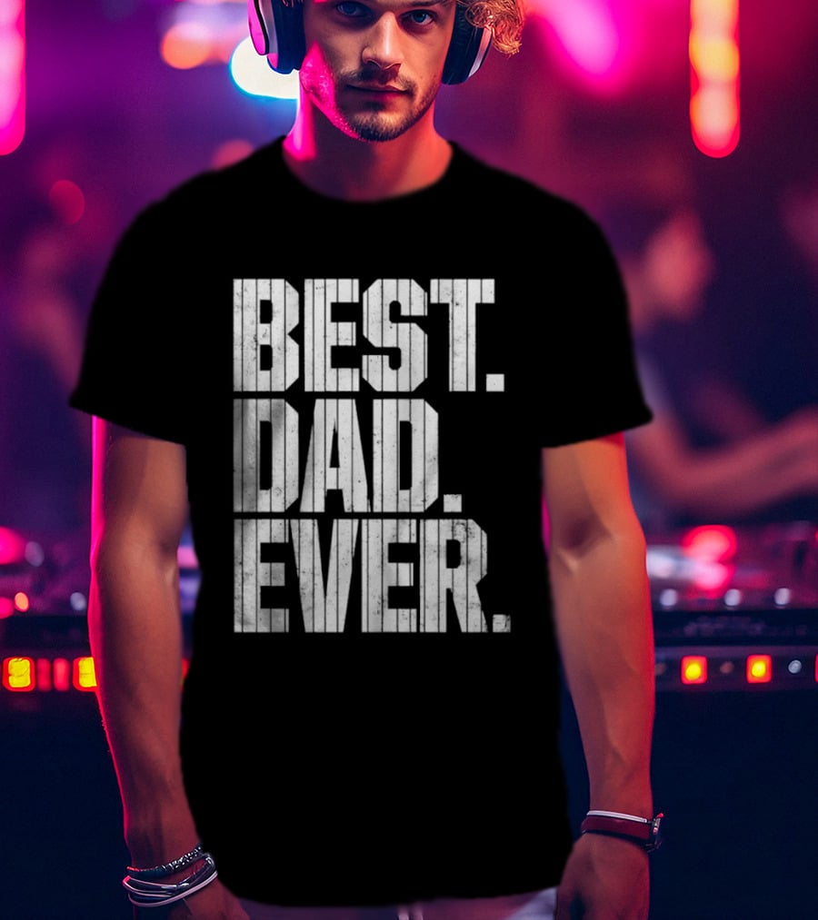 Best Dad Ever New York Yankees Baseball Game T-Shirt
