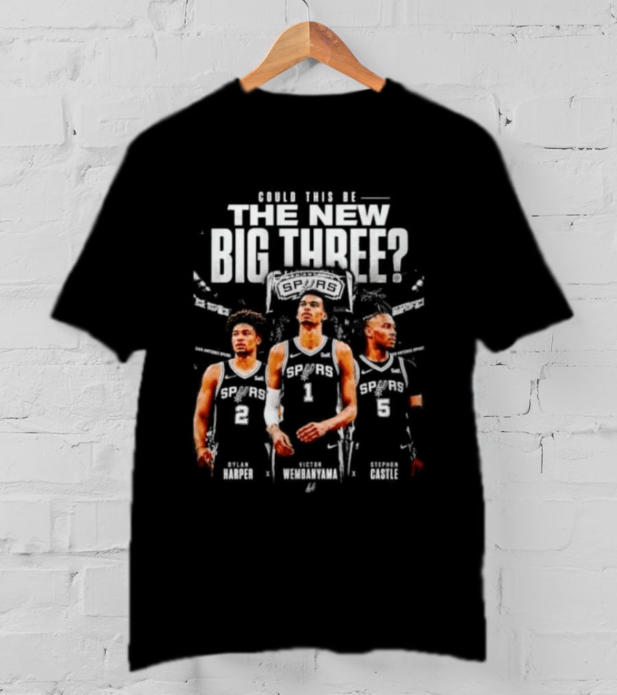 Could This Be The New Big Three San Antonio Spurs Basketball Legends T-Shirt