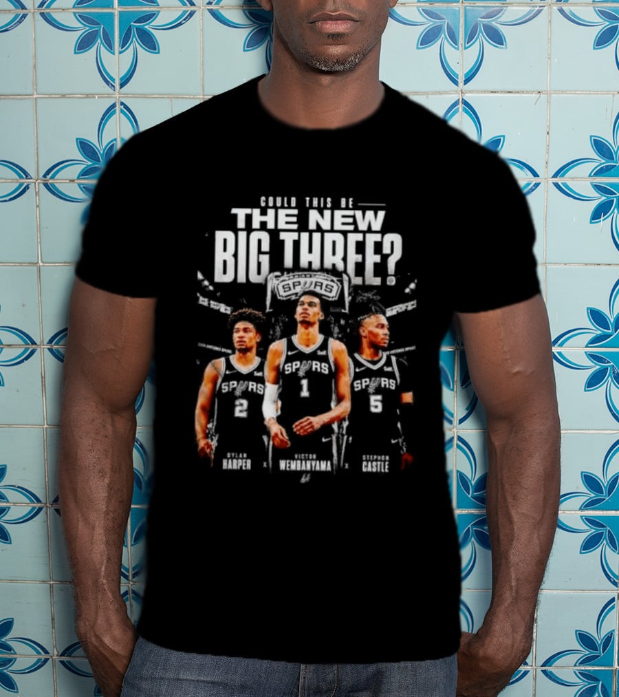 Could This Be The New Big Three San Antonio Spurs Basketball Legends T-Shirt