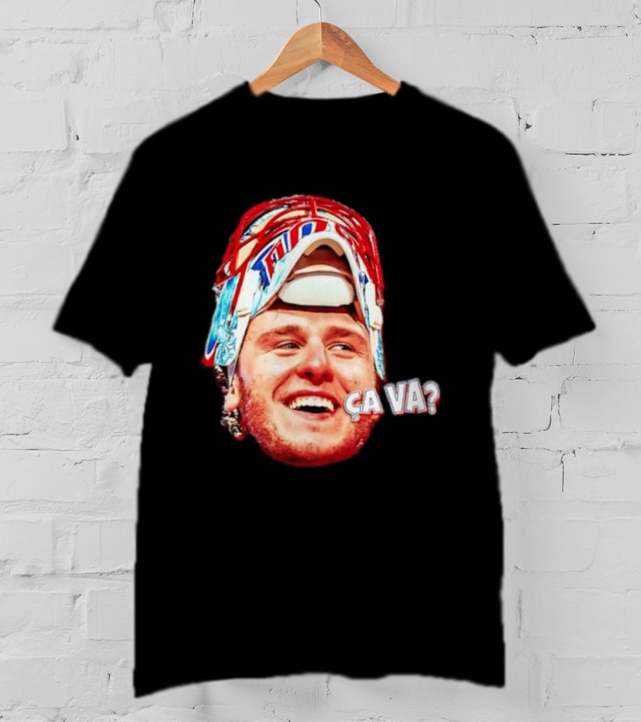 Dobeš Ça Va Big Face New Jersey Devils Hockey Fans Iconic Expression T-Shirt