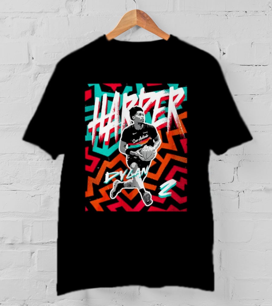 Dylan Harper San Antonio Spurs 2 NBA Fiesta T-Shirt