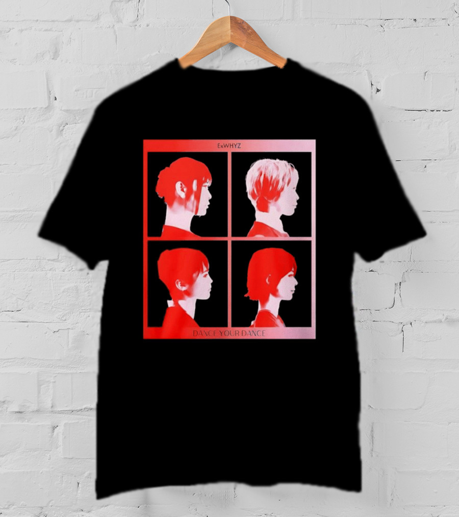 Exwhyz Dance Your Dance Four Profiles Red Frame T-Shirt
