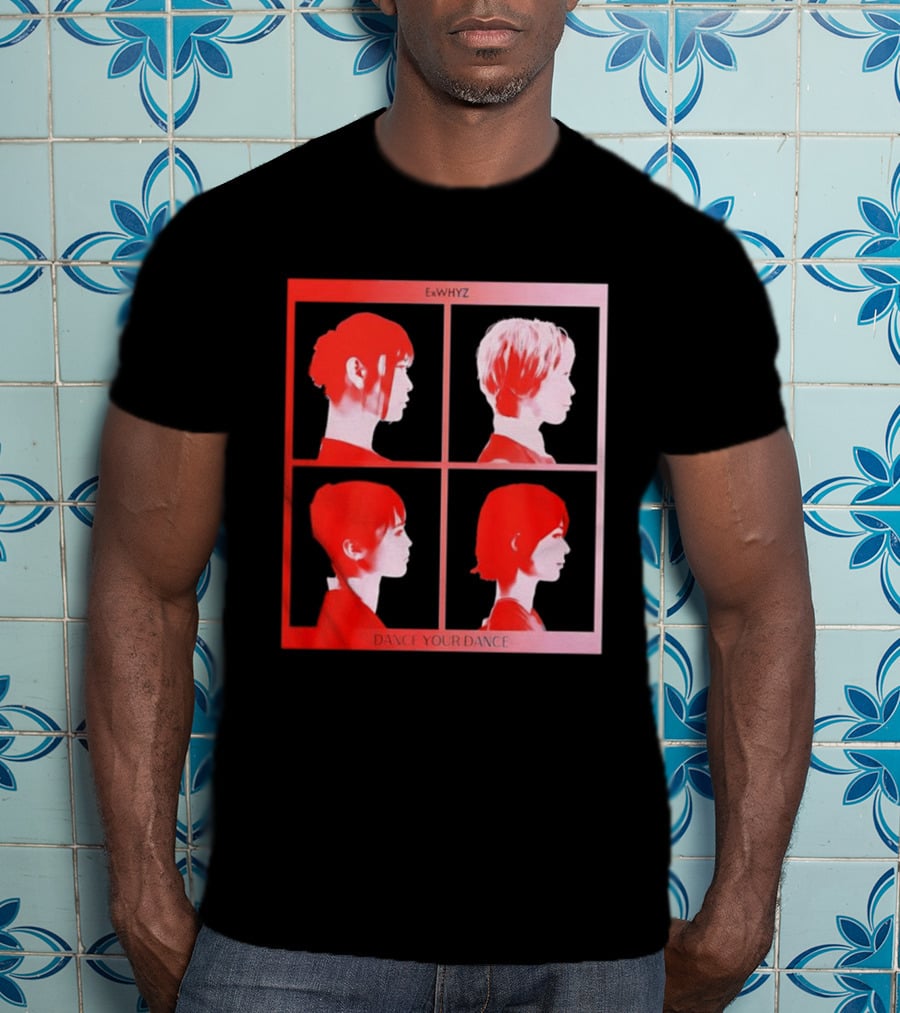 Exwhyz Dance Your Dance Four Profiles Red Frame T-Shirt