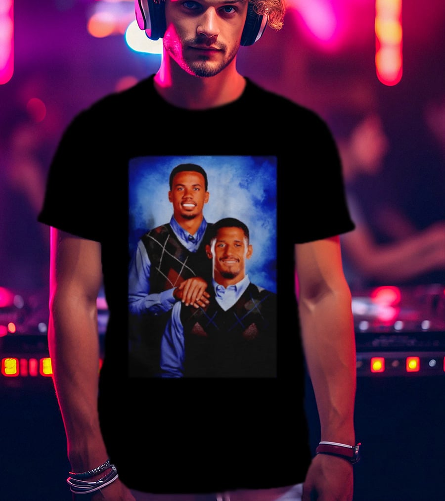Arsenal FC Gabriel Magalhaes William Saliba Step Brothers Argyle Sweater Vest T-Shirt