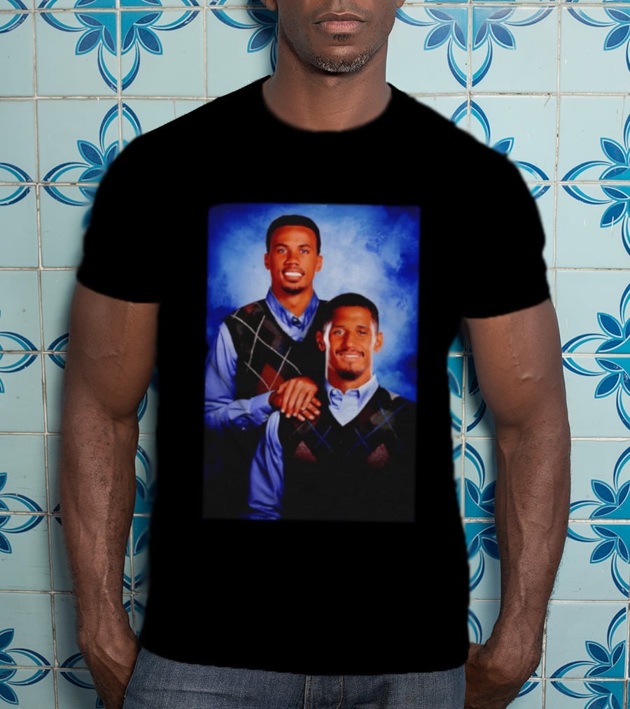 Arsenal FC Gabriel Magalhaes William Saliba Step Brothers Argyle Sweater Vest T-Shirt