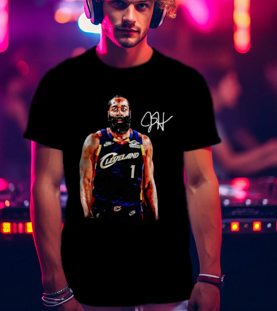 Cleveland Cavaliers James Harden 1 Basketball Jersey T-Shirt