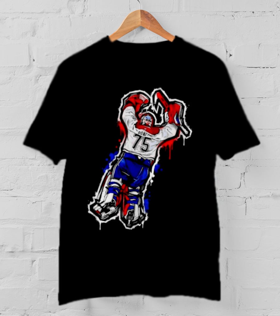 Laval Rocket Jakub Dobes Goalie 75 Hockey T-Shirt