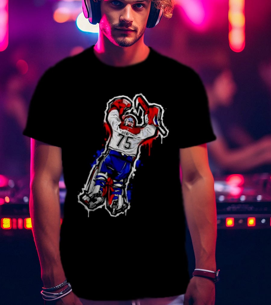 Laval Rocket Jakub Dobes Goalie 75 Hockey T-Shirt