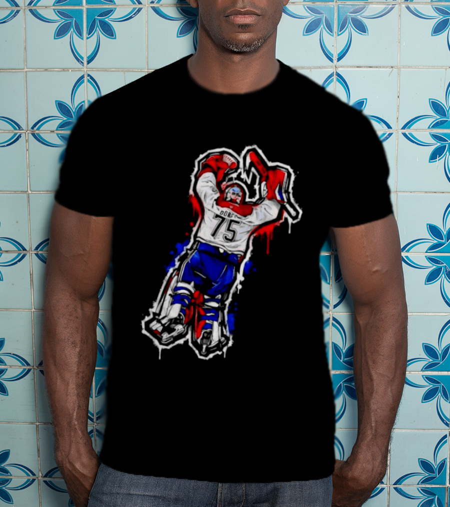 Laval Rocket Jakub Dobes Goalie 75 Hockey T-Shirt