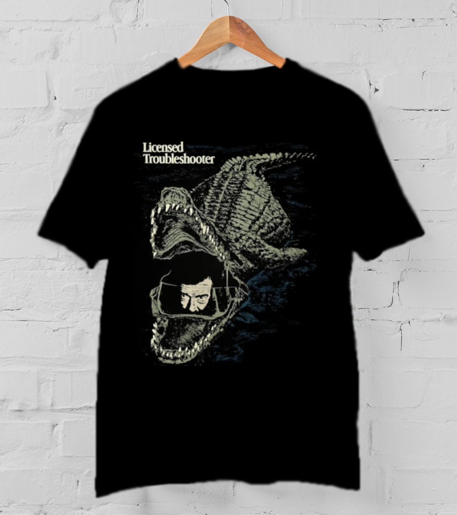 Licensed Troubleshooter Giant Crocodile Dark Adventure T-Shirt
