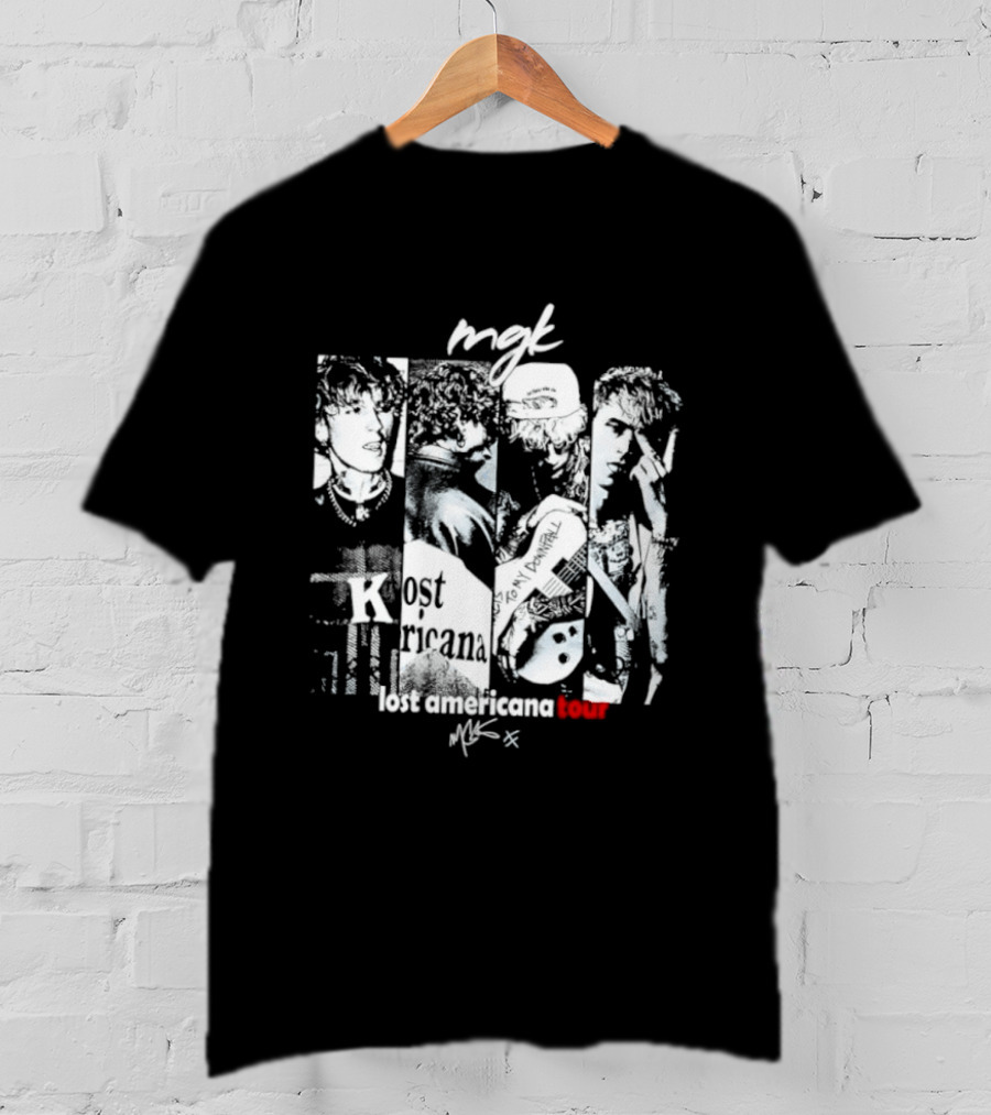 MGK Machine Gun Kelly Lost Americana Tour Guitar 2023 T-Shirt