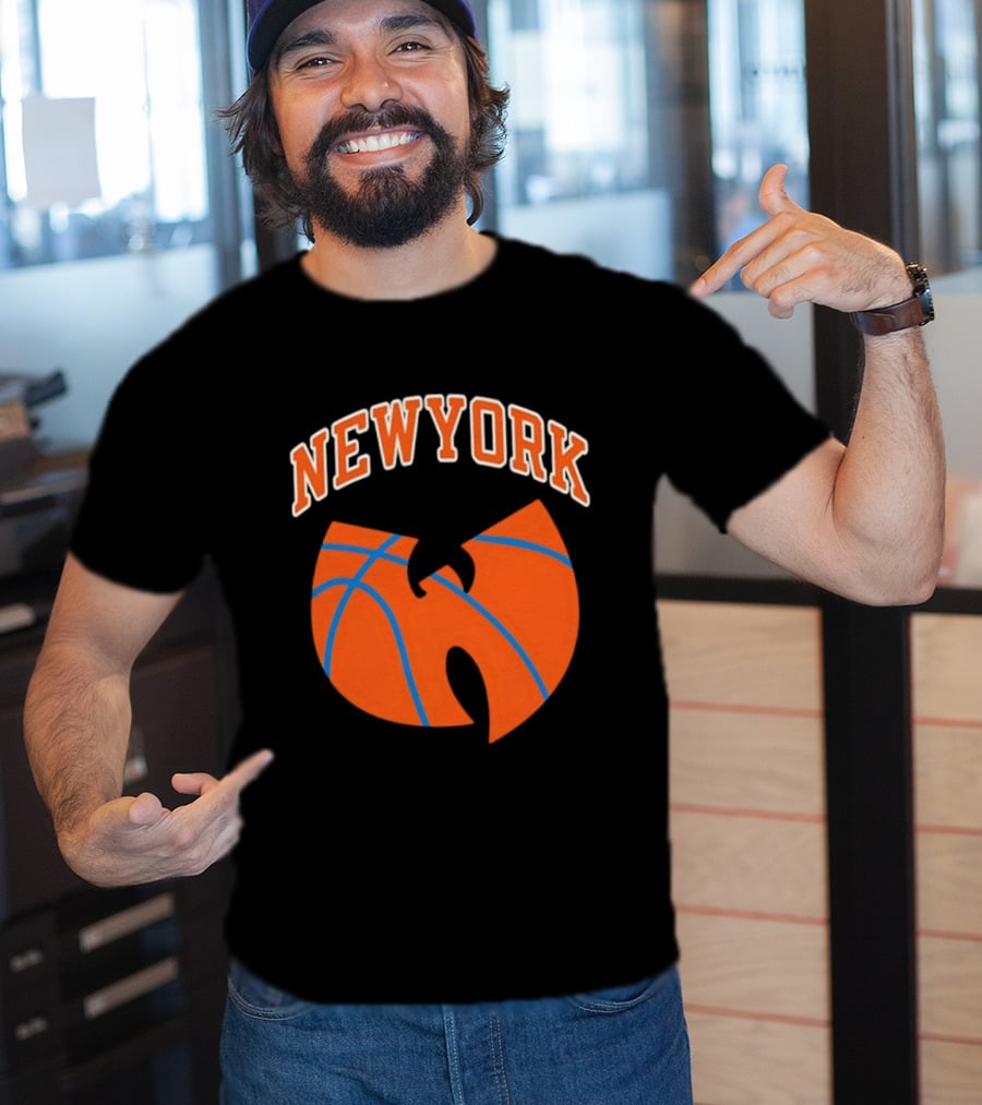New York Basketball Wu Tang Clan Iconic Sports Fusion T-Shirt