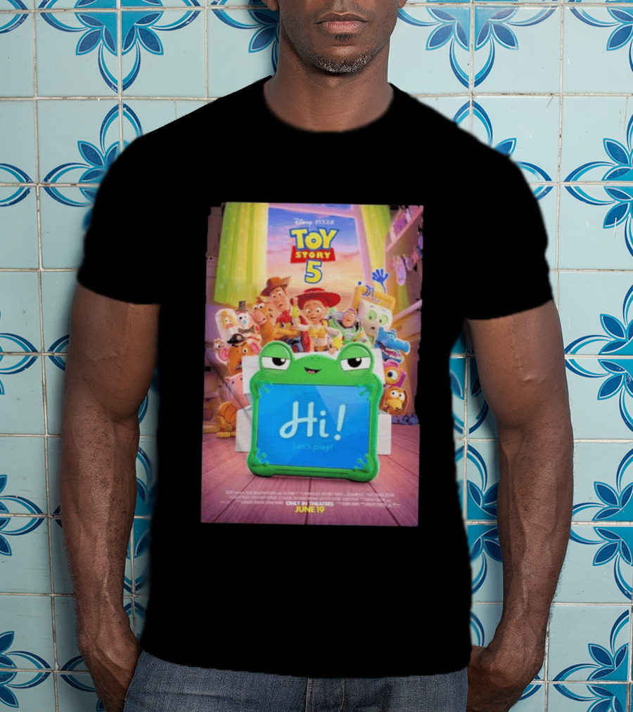 Disney Pixar Toy Story 5 Hi! Let's Play In Theaters June 19 Playtime Has A New Look T-Shirt