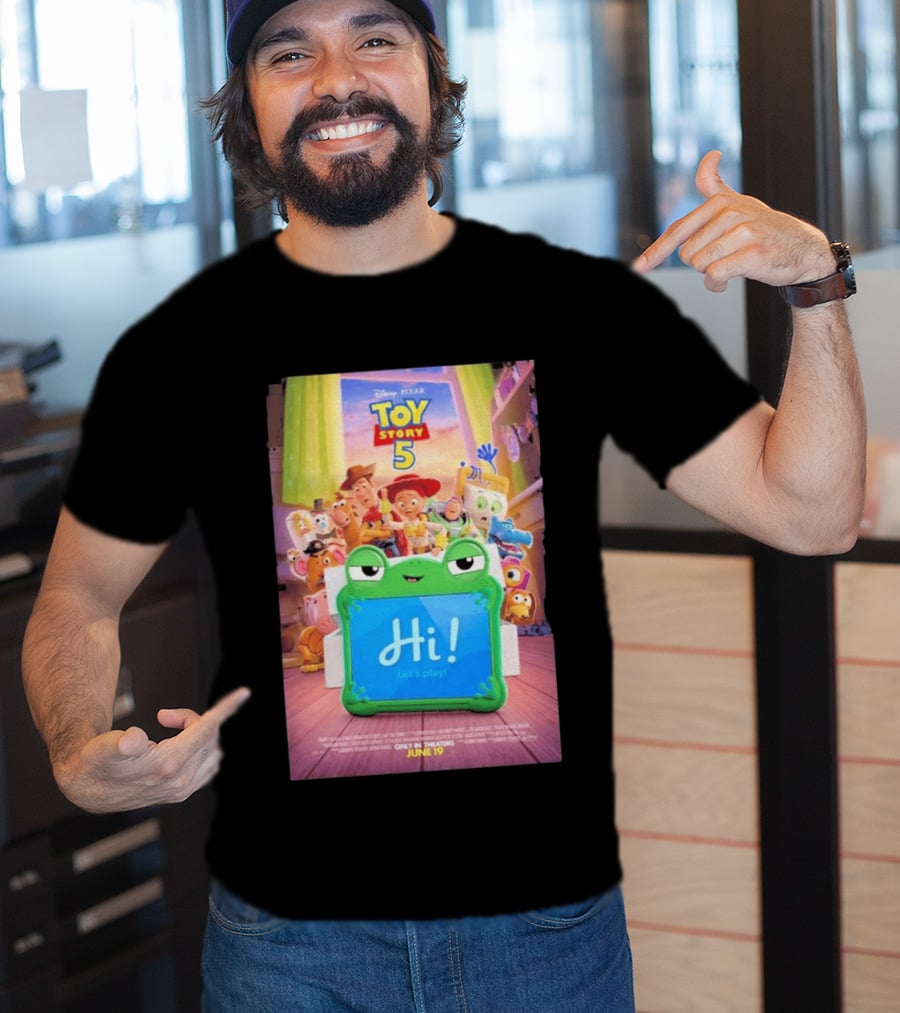 Disney Pixar Toy Story 5 Hi! Let's Play In Theaters June 19 Playtime Has A New Look T-Shirt